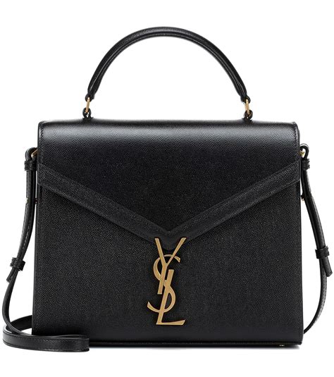 saint laurent black leather bag|saint laurent bag price.